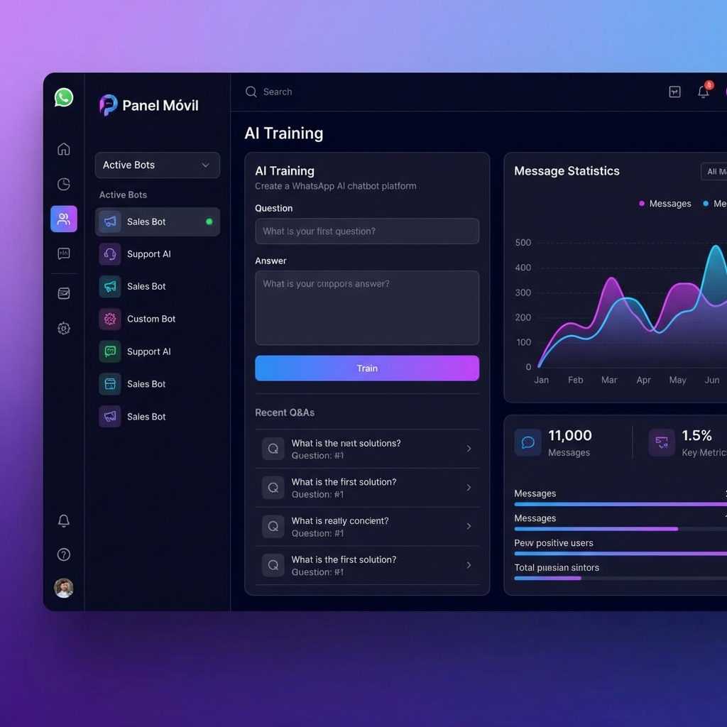 PanelMovil AI Dashboard
